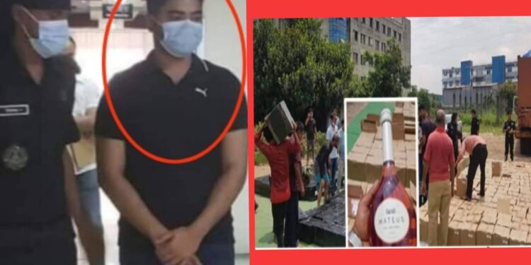 সোনারগাঁয়ে আটক ২ কন্টেইনার মদের মূল হোতা গ্রেপ্তার