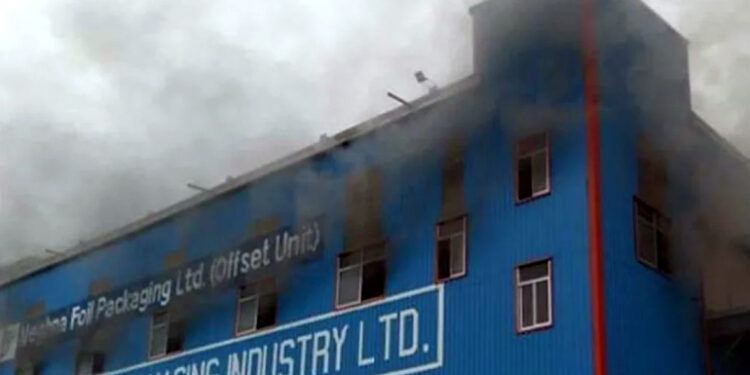 মেঘনা ফ্রেস কার্টন কারখানার আগুন নিয়ন্ত্রণে