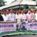 শিক্ষক হত্যার প্রতিবাদে আড়াইহাজারে মানববন্ধন