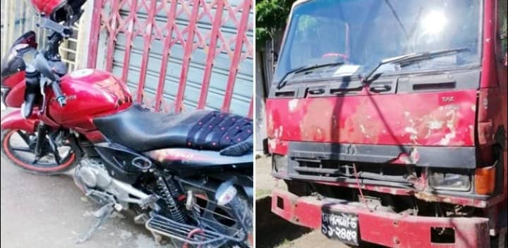 ফতুল্লায় ট্রাকচাপায় হোন্ডারোহী কলেজ ছাত্রের মৃত্যু