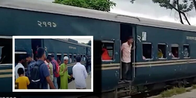 ট্রেনে যাত্রীর চাপ বেড়েছে