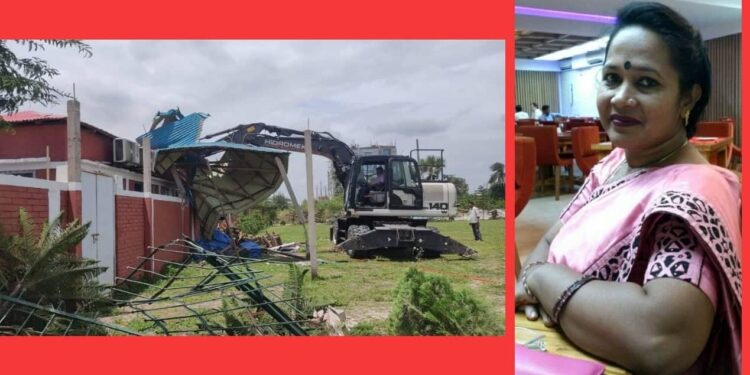 নীলার কুঞ্জ “পূর্বাচল লেডিস ক্লাব” রাজউকের উচ্ছেদ