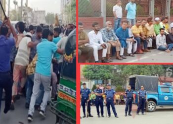 বিএনপির মিছিলে পুলিশের লাঠিচার্জ, আহত ১২