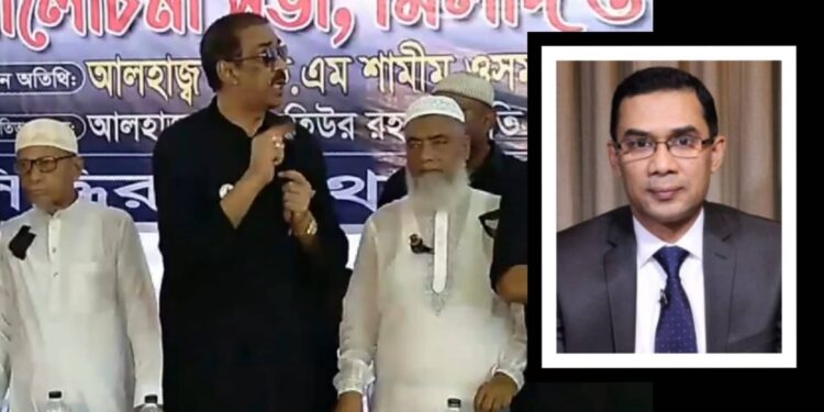 ‘মায়ের প্রতিও দরদ নাই তারেক রহমানের’- শামীম ওসমান