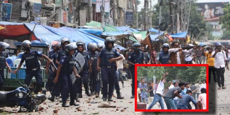 আড়াই ঘণ্টার সংঘর্ষে গুলিবিদ্ধ ২৬, নিহত একজন