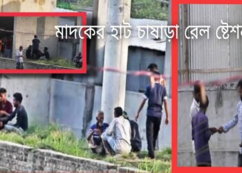 মাদকের হাট চাষাড়া স্টেশনে বসতে ভয় পান মাষ্টার !