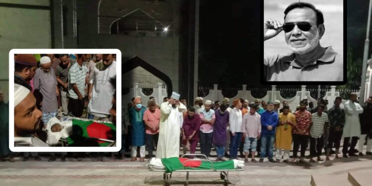 বীর মুক্তিযোদ্ধা মনজুরের মাসদাইরে দাফন, সর্বত্র শোক