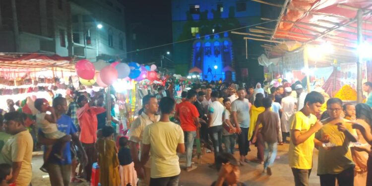 বন্দর রুপালী আবাসিক এলাকায় অবৈধ মেলা