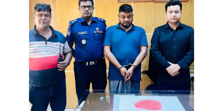 যুবলীগ নেতার ভগ্নিপতি ইয়াবাসহ গ্রেফতার, এলাকায় স্বস্তি