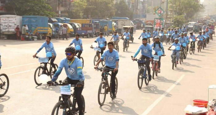 প্যালিয়েটিভ কেয়ার দিবস : শহরে সাইকেল র‍্যালি ও পদযাত্রা