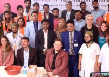 নারায়ণগঞ্জে শিশুদের করোনা টিকা : জার্মানী দলের সন্তোষ প্রকাশ