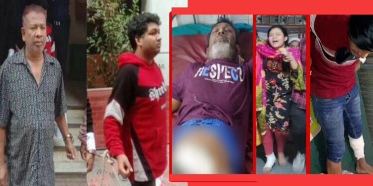 চাষাড়ায় চাঁদার দাবীতে গুলিতে আহত ৫ : পিতা পুত্র কারাগারে