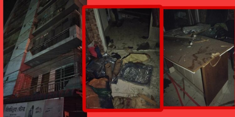 ফতুল্লায় বহুতল ভবনের ফ্ল্যাটে বিস্ফোরণ, মা-পুত্র দগ্ধ