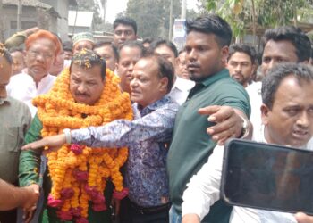 আনন্দে উৎসবে আড়াইহাজারে এমপি বাবুর জন্মদিন পালন