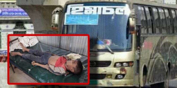 হিমাচল বাসের চাপায় ফতুল্লায় অজ্ঞাত শিশুর মৃত্যু