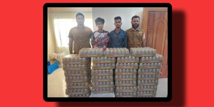 মাদকের জোয়ারে নগরী : ডিবি হাতে বিয়ারসহ আটক ২