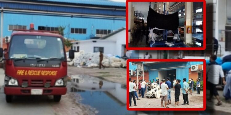 নগরীর মাসদাইর শোভন গার্মেন্টসে আগুন