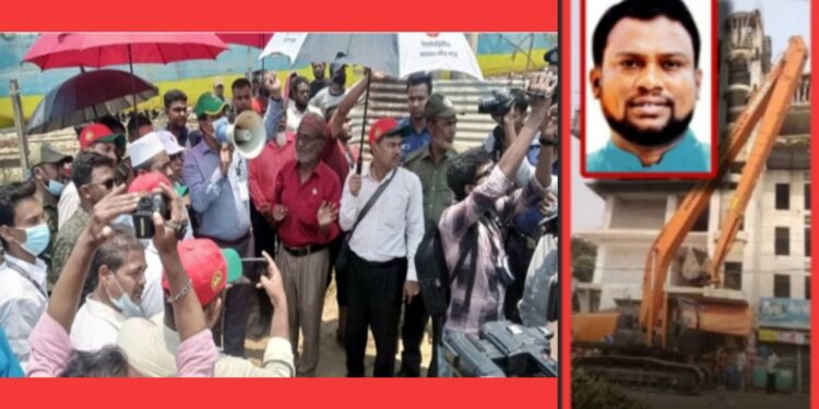 দখলদারদের বিক্ষোভ ! নেপথ্যে খান মাসুদের ভয়ংকর তথ্য