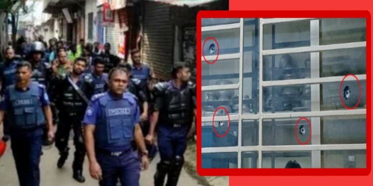 রূপগঞ্জের চনপাড়া বস্তিতে রাতভর সংঘর্ষ, গুলি, আহত ১০