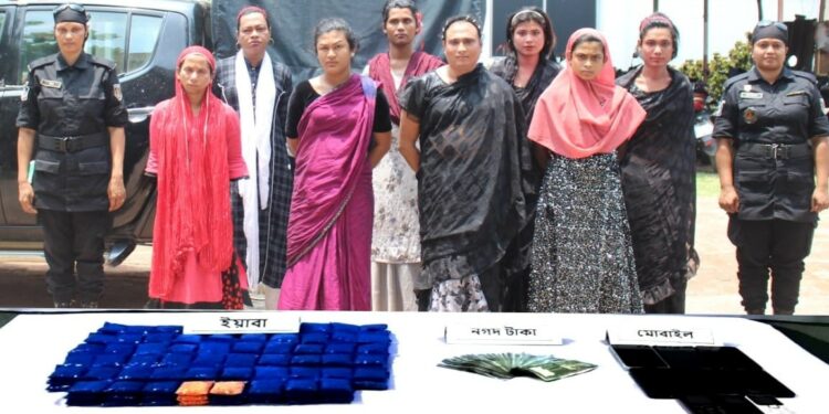 কোটি টাকার ৩০ হাজার ইয়াবাসহ ৮ জন হিজড়া গ্রেফতার