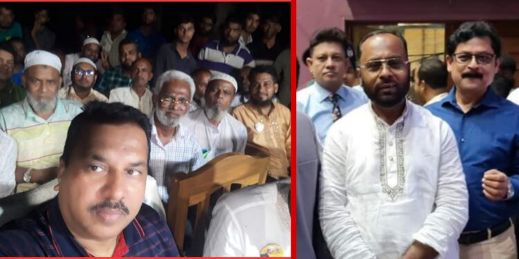 নির্বাচনী বৈঠকে এমপির সেলফি ! বিতর্কে জেলা প্রশাসন