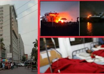 জাহাজে অগ্নিকাণ্ড : এক রাতেই মৃত্যুর মিছিলে তিনজন
