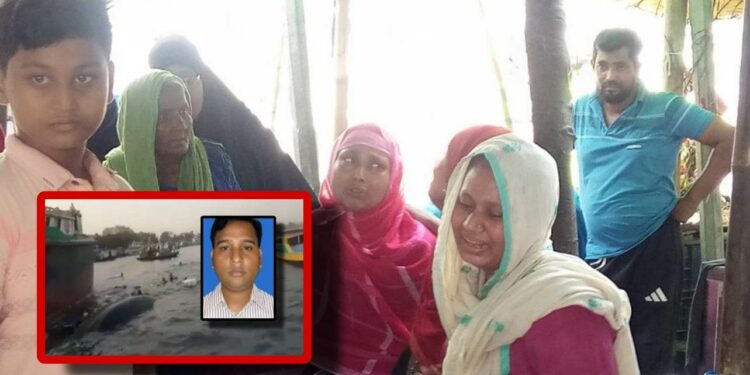 শীতলক্ষ্যায় বাল্কহেডের ধাক্কায় নিখোঁজ সুমন শেখের লাশ উদ্ধার