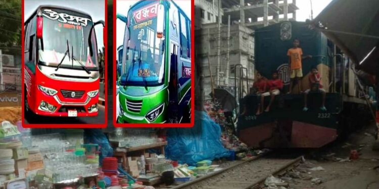 ট্রেন চালুতে যাত্রীদের স্বস্তি, বাস মালিকদের অস্বস্তি
