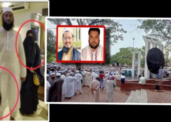 শহীদ মিনারে দাঁড়িয়ে রনি ও নান্নুকে পেটানোর ঘোষণা হেফাজতের