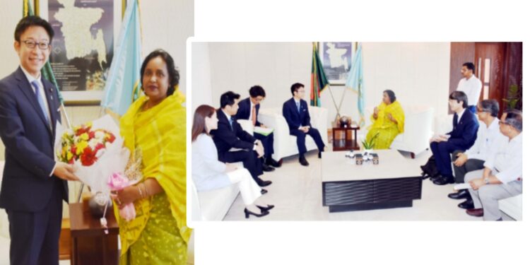 নাসিক উন্নয়ন : আইভীর সঙ্গে জাপানের প্রতিনিধি দলের সাক্ষাত