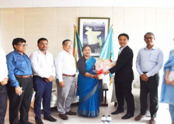 নাসিক ভবনে আইভীর সাথে  ইচিগুচি তোমোহিদে সাক্ষাৎ