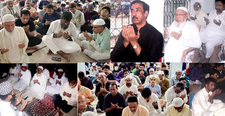 সাংবাদিক রাজু আহমেদের মায়ের কুলখানীতে প্রার্থনা