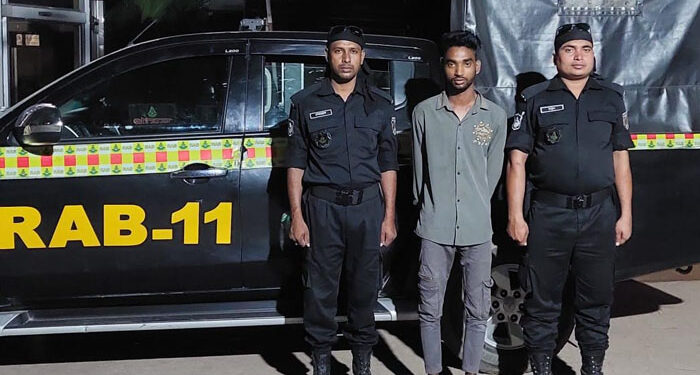 শিশু সন্তানের ঘাতক নেশাখোর পিতা গ্রেফতার