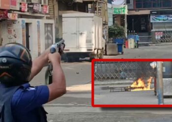 চাষাঢ়ায় পুলিশ-যুবদল সংঘর্ষ, গুলিবিদ্ধ ৩