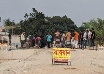বন্দরে নিম্নমানের সামগ্রী দিয়ে ব্রিজ নির্মাণের অভিযোগ