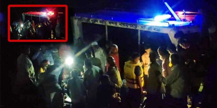 মেঘনায় ট্রলারডুবি : মা ও দুই সন্তানসহ নিখোঁজ ৬