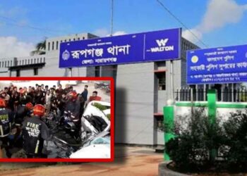 রূপগঞ্জে ট্রাক-কার সংঘর্ষ, এক পরিবারের আহত ৪