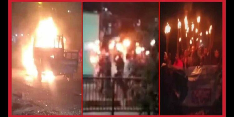 শহর-ফতুল্লা ও রূপগঞ্জে বিএনপির মিছিল আগুন, গ্রেপ্তার ২