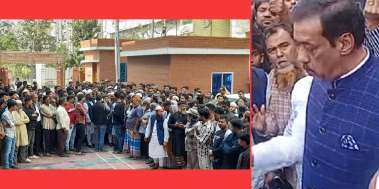 শামীম ওসমানের কাছে হকার চাঁদাবাজদের দাবী