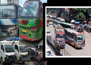 রুট পারমিটবিহীন চলাচল করছে শত শত পরিবহন