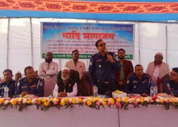 শান্তি প্রতিষ্ঠায় এএসপি জহিরুলের অঙ্গীকার