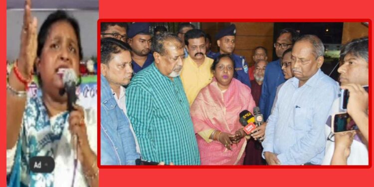 জুতার মালা পরানো সেই রাজাকারপুত্রের পাশে এবার এমপি মেয়র !