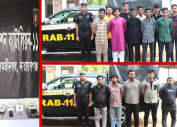 ‘টেনশন’ ও ‘ডেভিল এক্সো’ নামক কিশোর গ্যাংয়ের ১৭ জন আটক