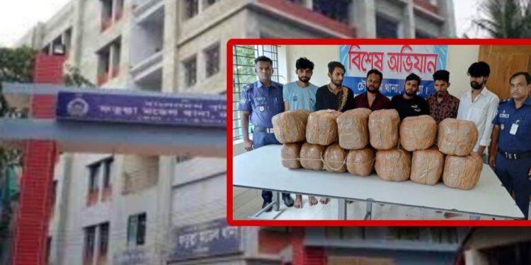 ফতুল্লার শীর্ষ ৬ মাদক ব্যবসায়ী চৌদ্দগ্রামে গ্রেফতার