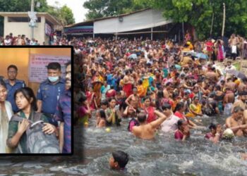 স্নান উৎসবে জলে ডুবে শিশুর মৃত্যু