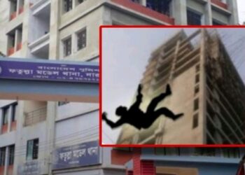 ভবন থেকে পরে নির্মাণ শ্রমিকের মৃত্যু