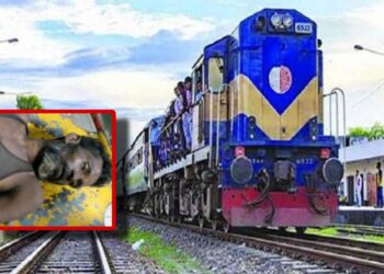 ফতুল্লায় ট্রেনের ছাদ থেকে পড়ে এক ব্যক্তি নিহত
