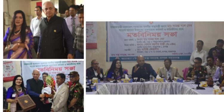 নারায়ণগঞ্জে স্বাস্থ্যমন্ত্রী : সাবধান করলেন চিকিৎসকদের