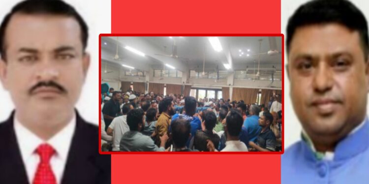 কাঞ্চন পৌর নির্বাচনে দুই মেয়রপ্রার্থীর হাতাহাতি, ইসির শোকজ