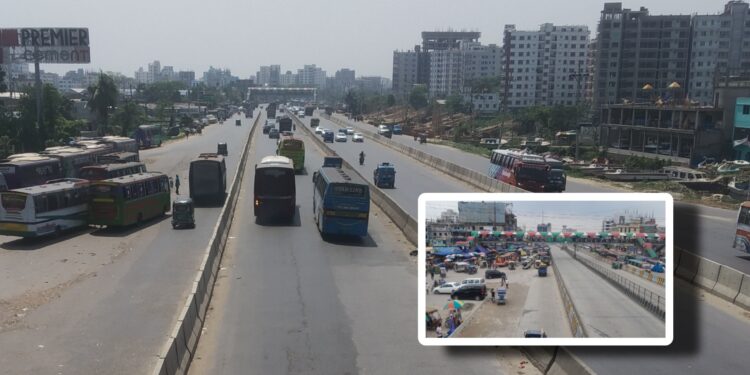 ঈদ যাত্রা : ঢাকা-চট্টগ্রাম, ঢাকা-সিলেট মহাসড়ক ফাঁকা